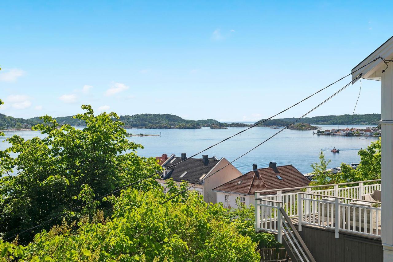 Kragero Hytte Havsutsikt Exterior foto