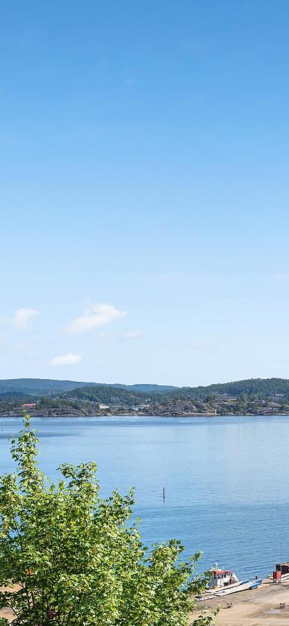 Kragero Hytte Havsutsikt Exterior foto